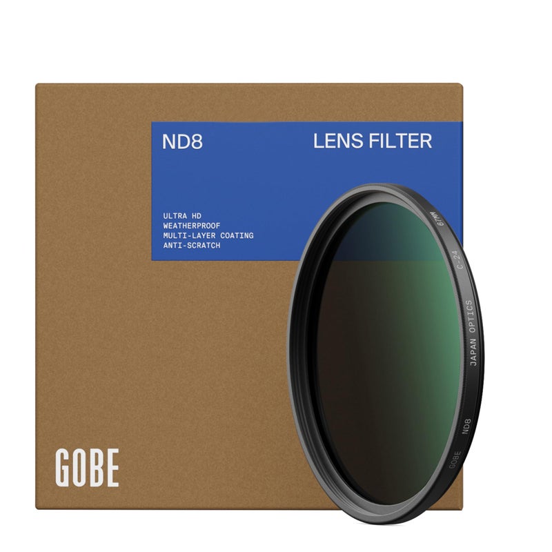 Gobe 40.5mm ND8 (3 Stop) ND Lens Filter - Image 1